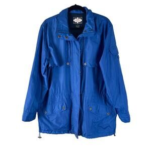 Vintage Ralph Lauren Naval Supply Company Jacket Womens Medium Blue Windbreaker